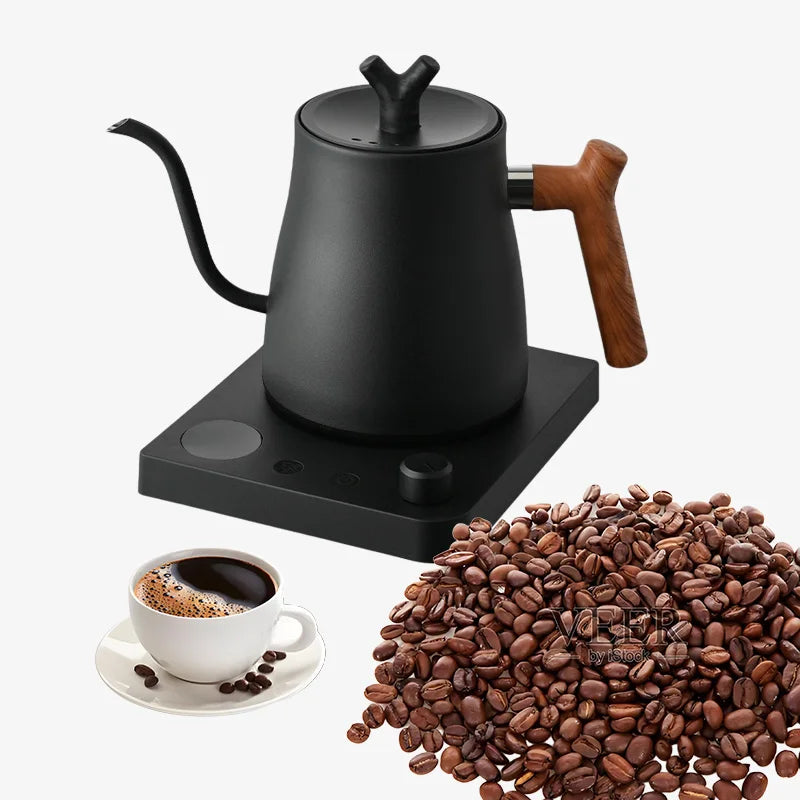Smart Temperature Control Electric Gooseneck Kettle Hand Brew Coffee