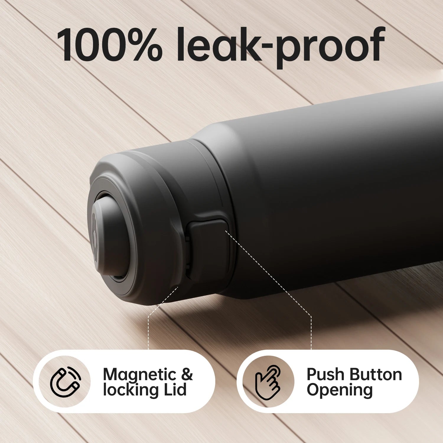 Fjbottle Magnetic Thermos Stainless Steel Sports Water Bottle cover Insulation Cup