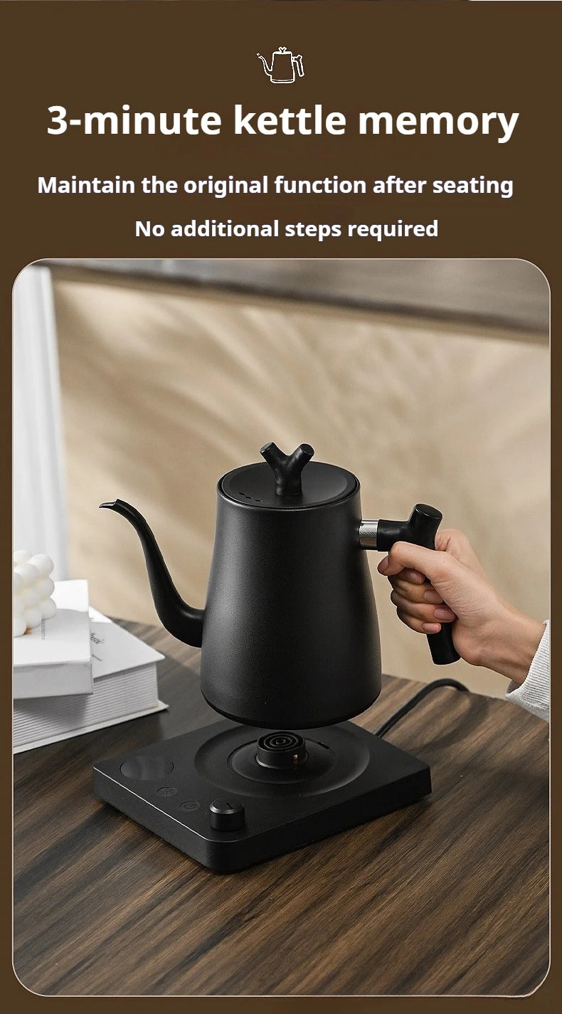 Smart Temperature Control Electric Gooseneck Kettle Hand Brew Coffee
