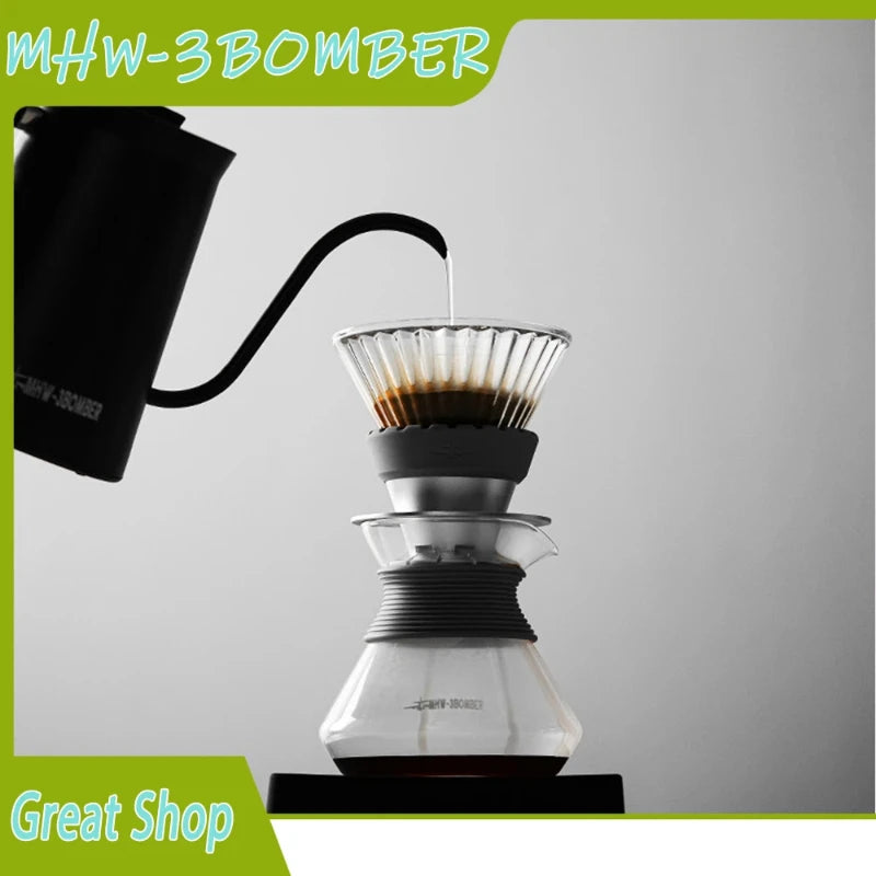 New Mhw-3bomber Aroma Coffee Server Enhanced Aroma Glass Carafe Drip Coffee