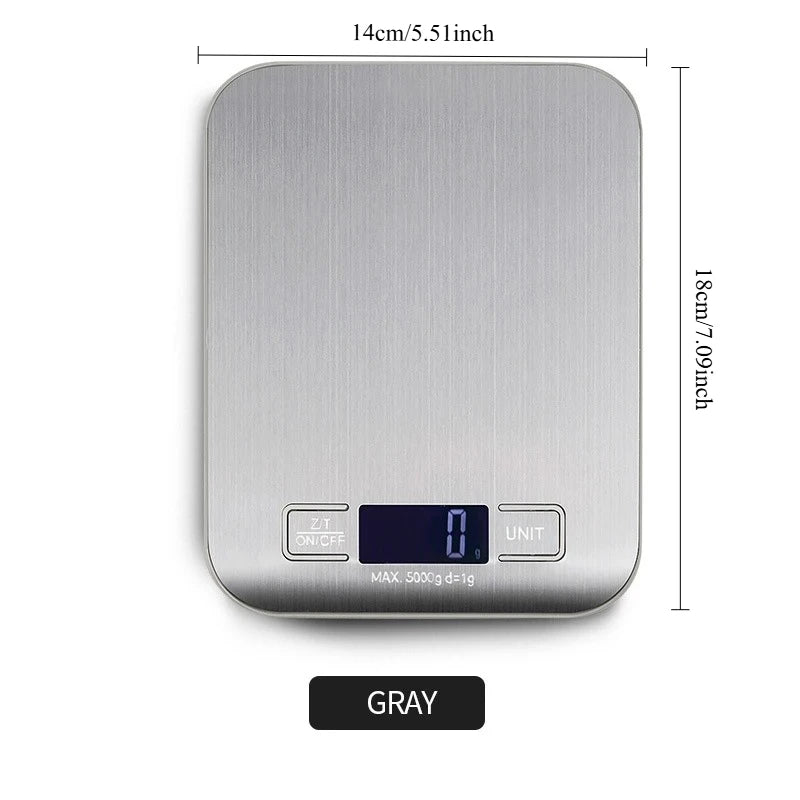 Digital Kitchen coffee Scale LCD Display Stainless Steel Electronic Scales Home