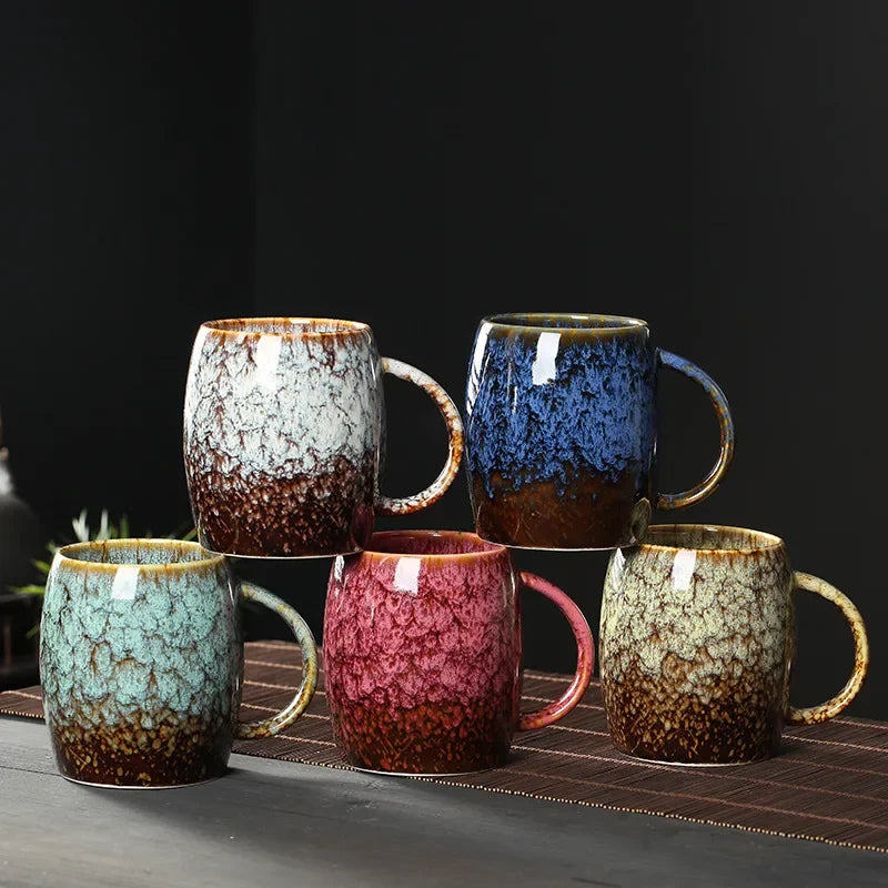Creative and Personalized Mug Large Capacity Simple Ceramic Coffee Cup