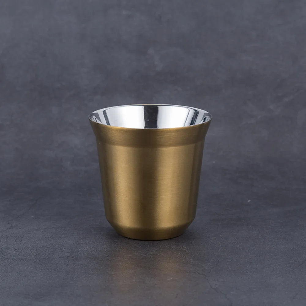 Summer 80ML Espresso Mugs Insulated Double Wall Beer Cups Small Cup