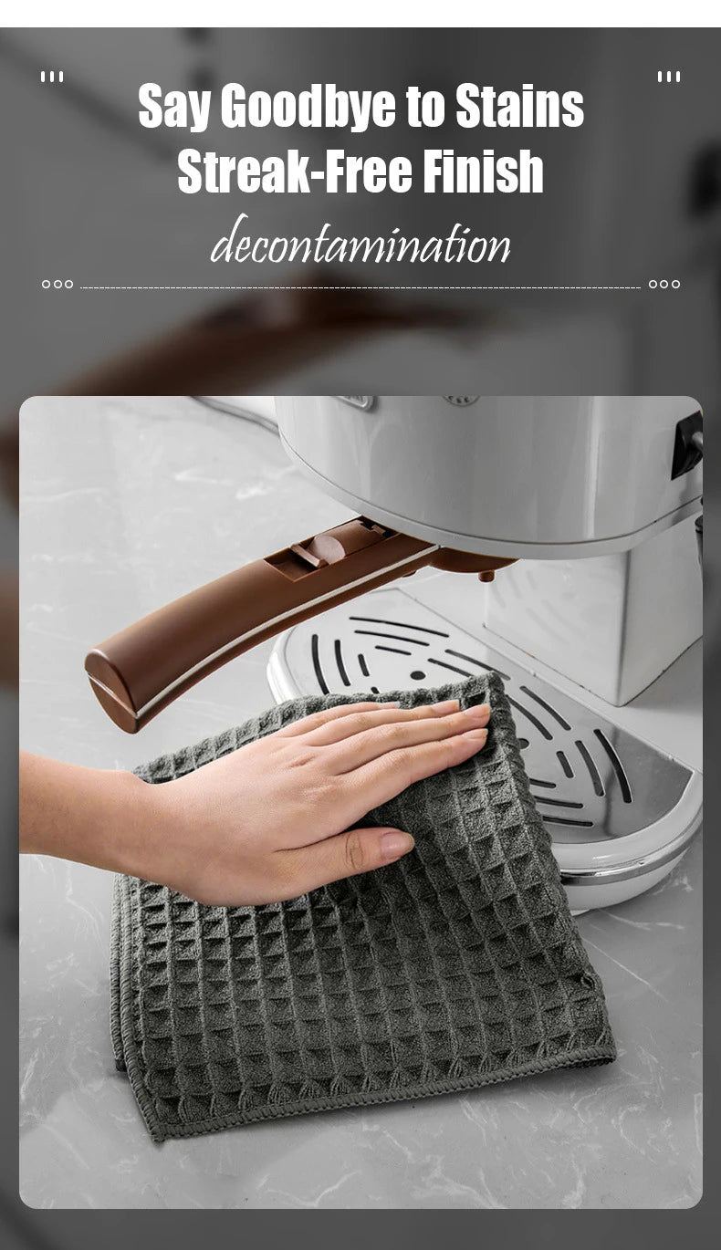 Weave Barista Cleaning Cloth for Coffee Machine Absorbent Stain Removal Bar