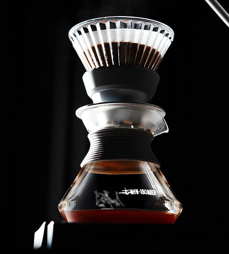 New Mhw-3bomber Aroma Coffee Server Enhanced Aroma Glass Carafe Drip Coffee