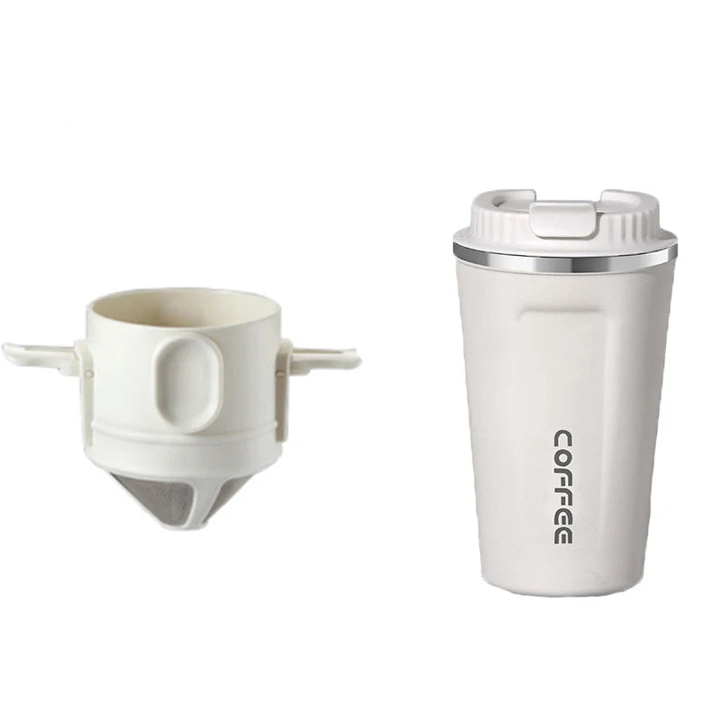 Coffee Filter Drip Coffee Tea Holder Reusable Mug Coffee Dripper Tea Cup Set