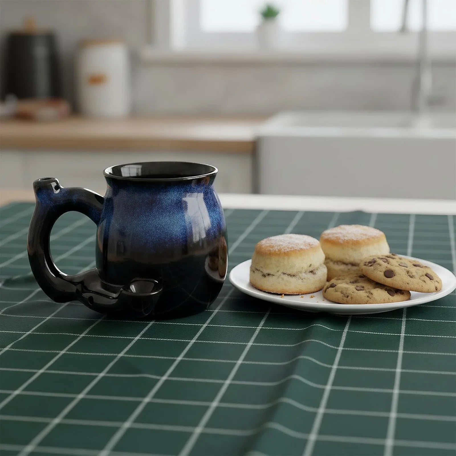 Ceramic Multifunctional Mug Unique Pattern Design 380ml Capacity Coffee