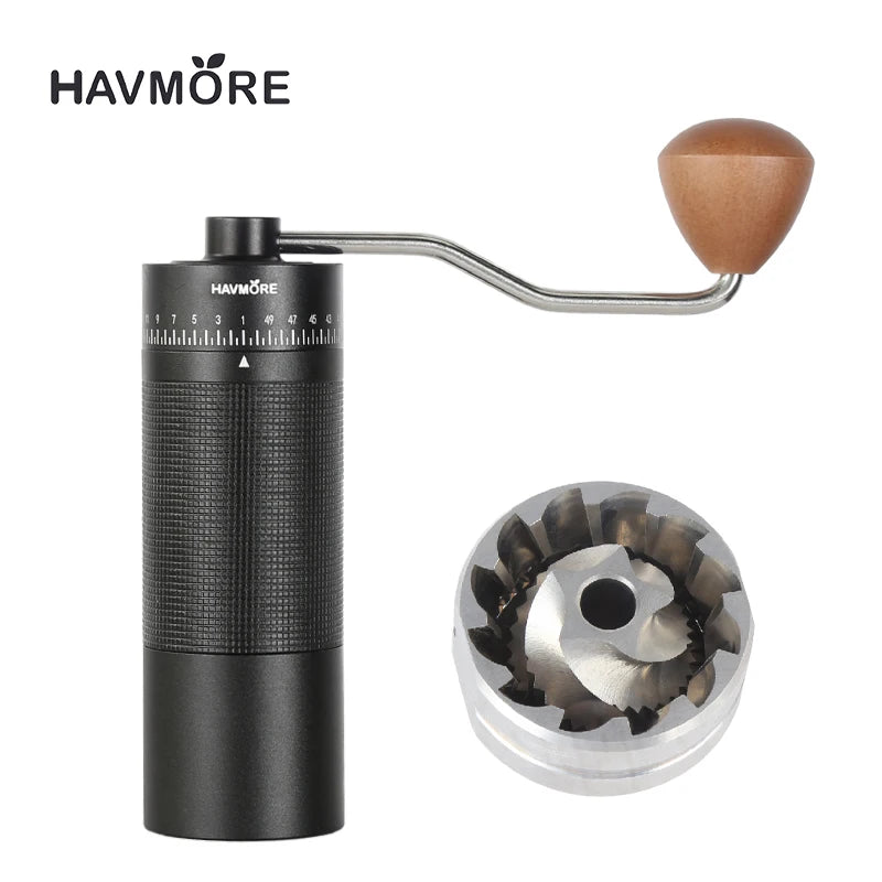Professional Manual Coffee Grinder Upgrade All-metal Body Portable Grinder