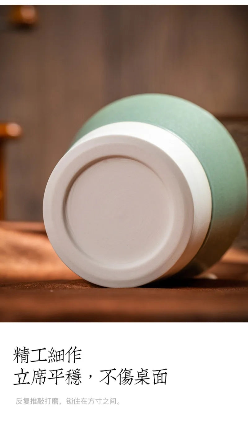 Arabic Coffee Art Ceramic Mug - Handcrafted Middle Eastern Espresso Cup