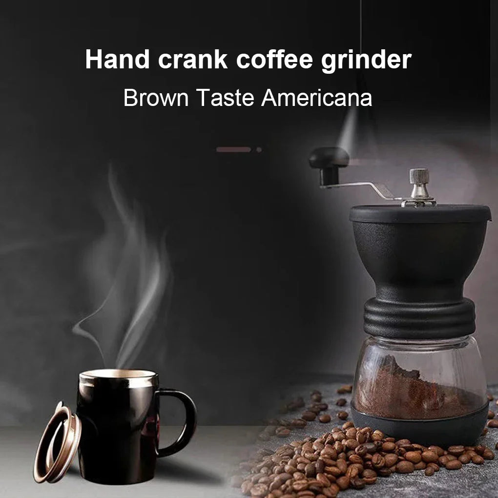 High-end portable manual coffee grinder, can be investigated mill hand crank