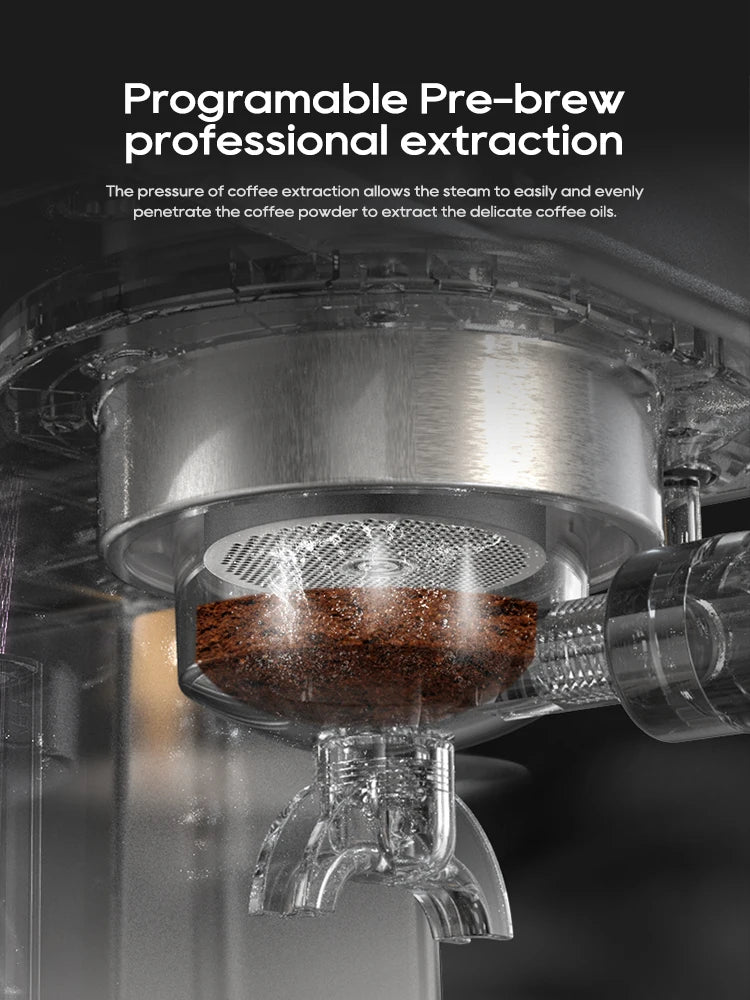 Semi Automatic Espresso Coffee Machine Temperature Cold/Hot Coffee Maker