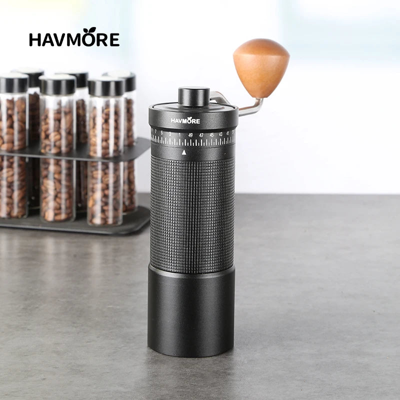Professional Manual Coffee Grinder Upgrade All-metal Body Portable Grinder