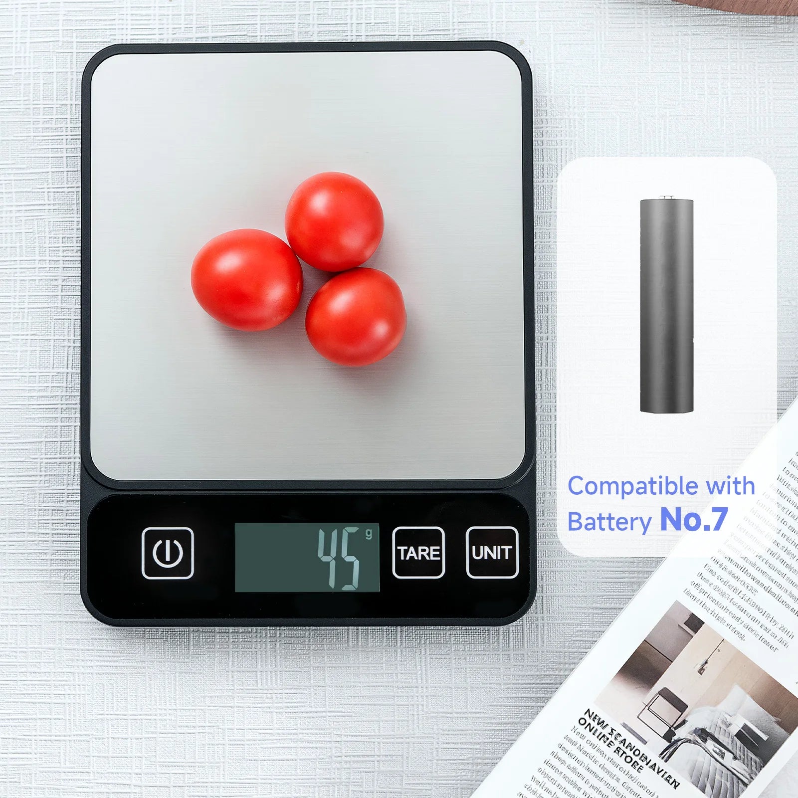 Upgraded Kitchen Scale Electronic Scale High Quality Baking Food Coffee Tea