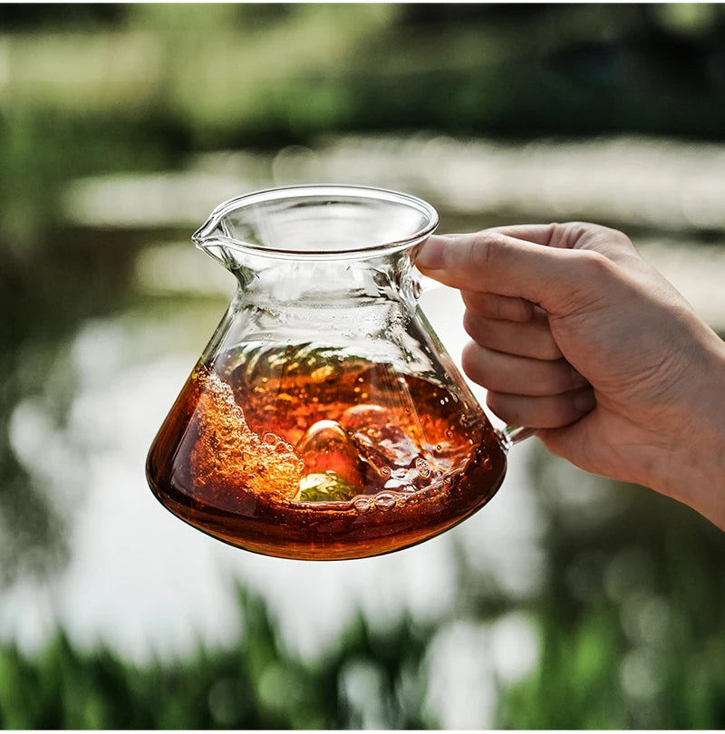 Pour Over Coffee Maker Coffee Server Glass Coffee Dripper for Home Brewing