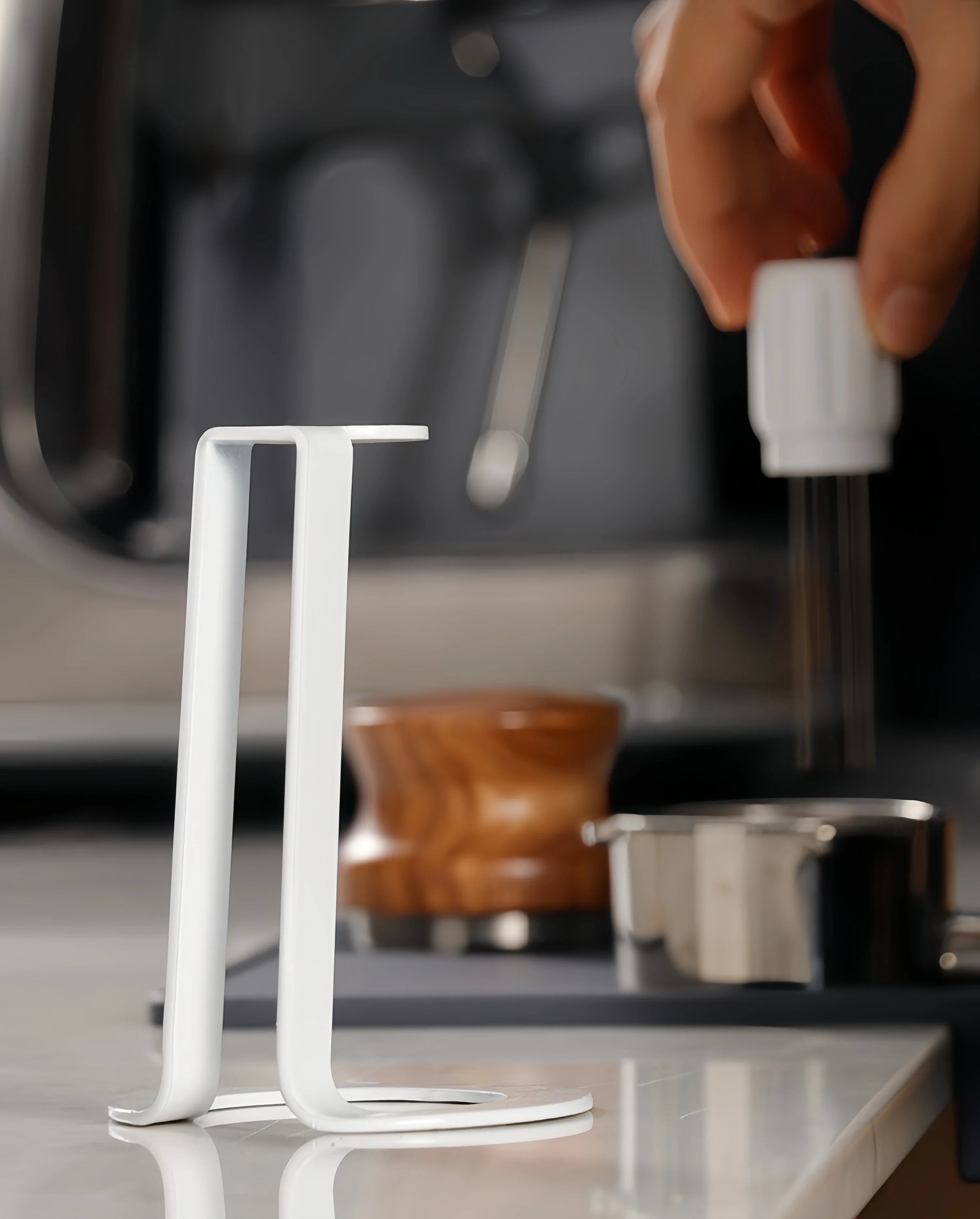 Magnetic Coffee Cloth Powder Needle 304 Stainless Steel Coffee Powder Tools