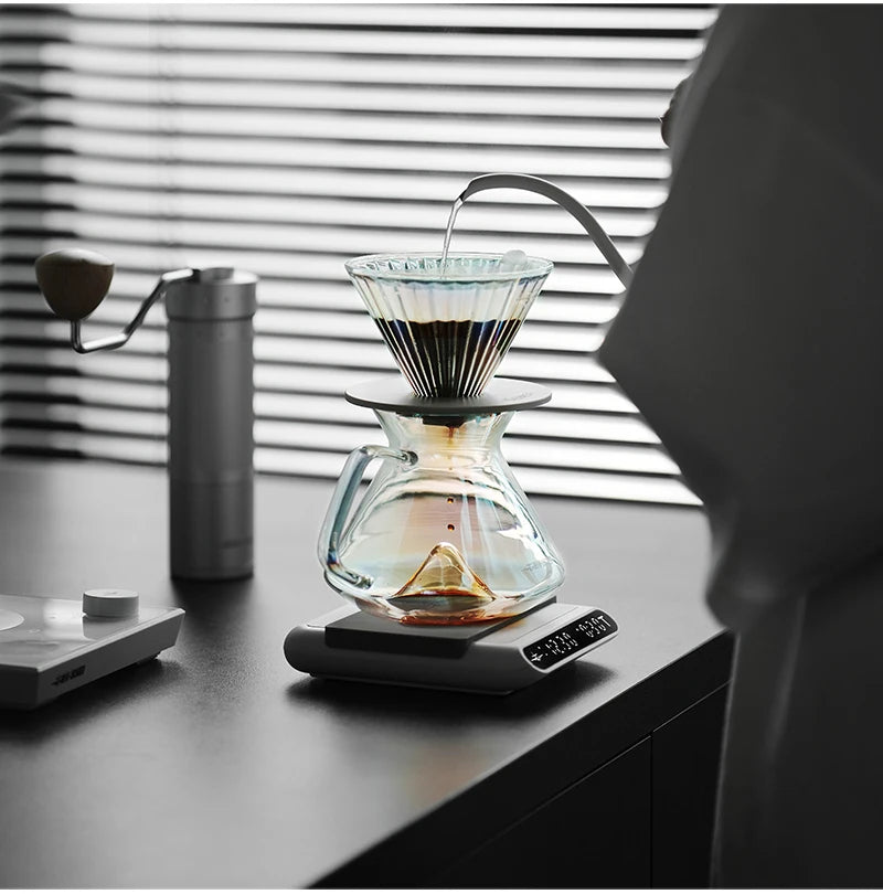 Pour Over Coffee Maker Coffee Server Glass Coffee Dripper for Home Brewing