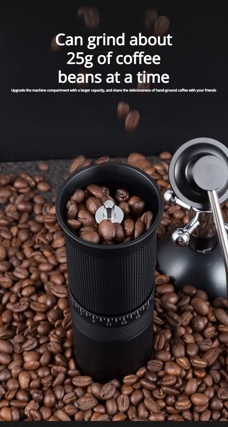 External Hand-Crank Coffee Bean Grinder Italian Hand Brew Home Grinder Manual