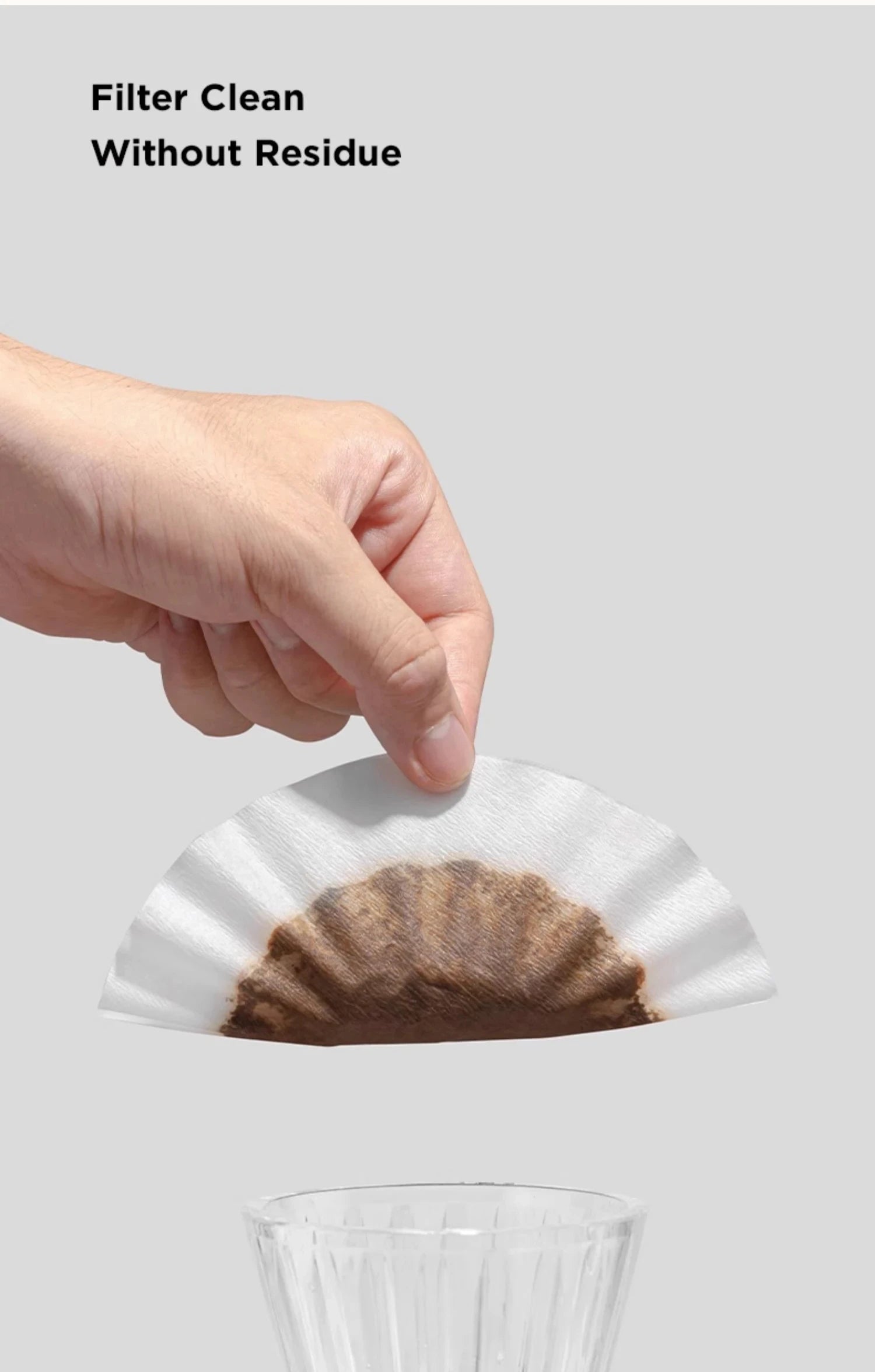 TIMEMORE 1-2Cups Basket Coffee Paper Filter Pour Over Filter Papers 50 Sheets