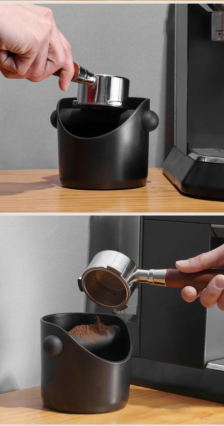 Coffee Knock Box Espresso Grounds Container Anti Slip Dump Bin Barista