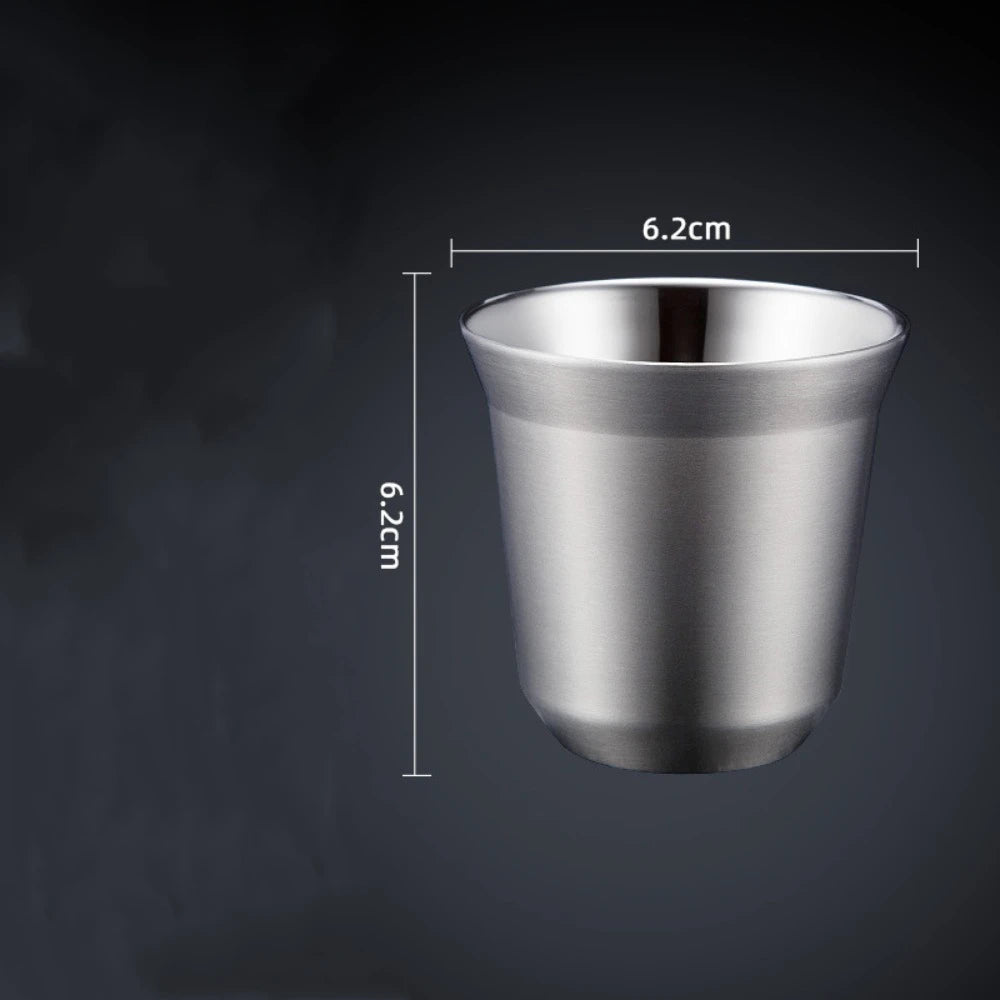 Summer 80ML Espresso Mugs Insulated Double Wall Beer Cups Small Cup