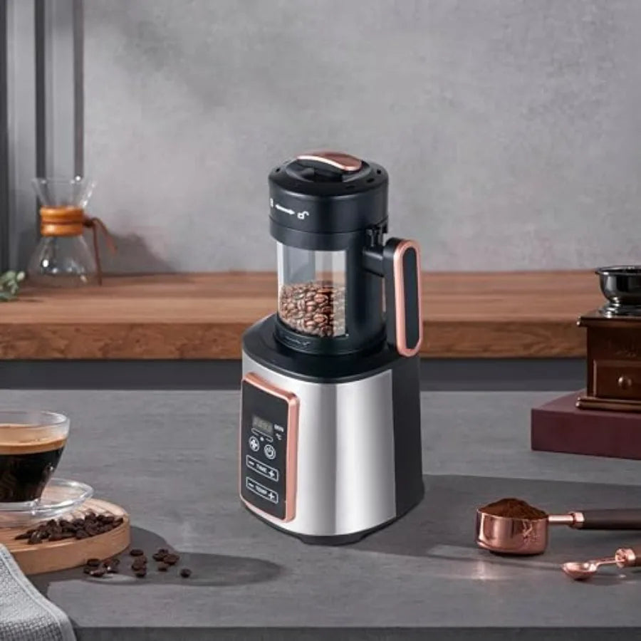 Electric Coffee Bean Roaster Machine for Home temperature & Timer, Built-In Chaff