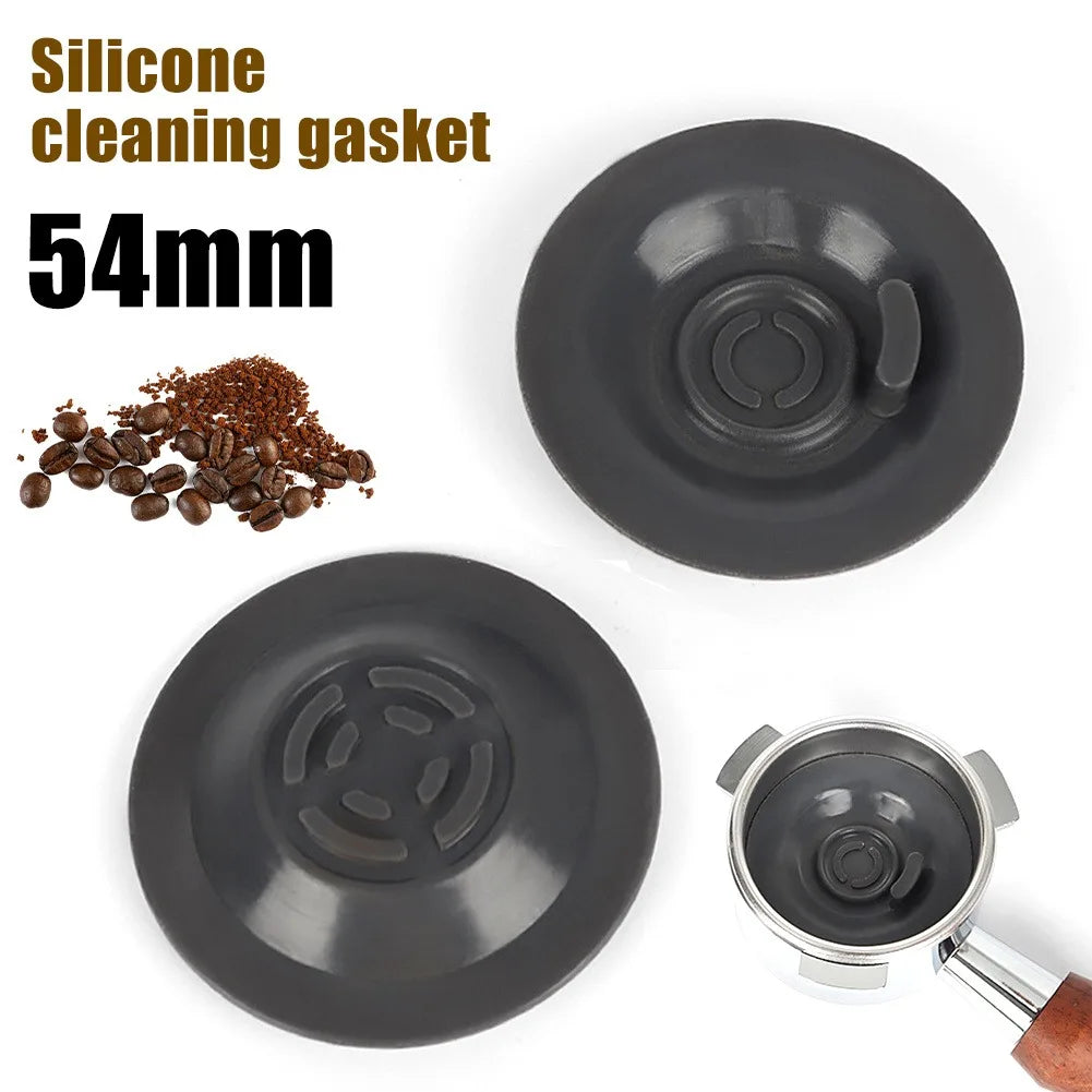 2PCS Silicone 54mm/58mm Blind Filter Backflush Disk for Breville Espresso
