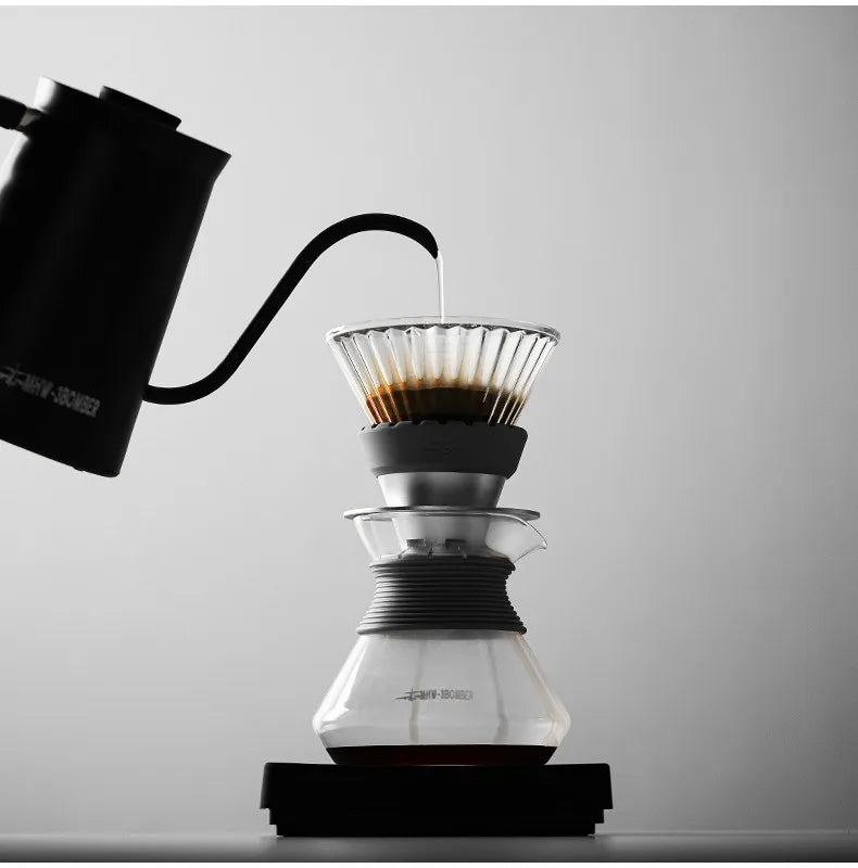 New Mhw-3bomber Aroma Coffee Server Enhanced Aroma Glass Carafe Drip Coffee