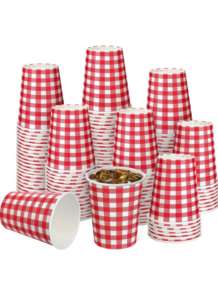 Double-Walled Insulated Corrugated Cardboard Coffee Cups Thickened Cups