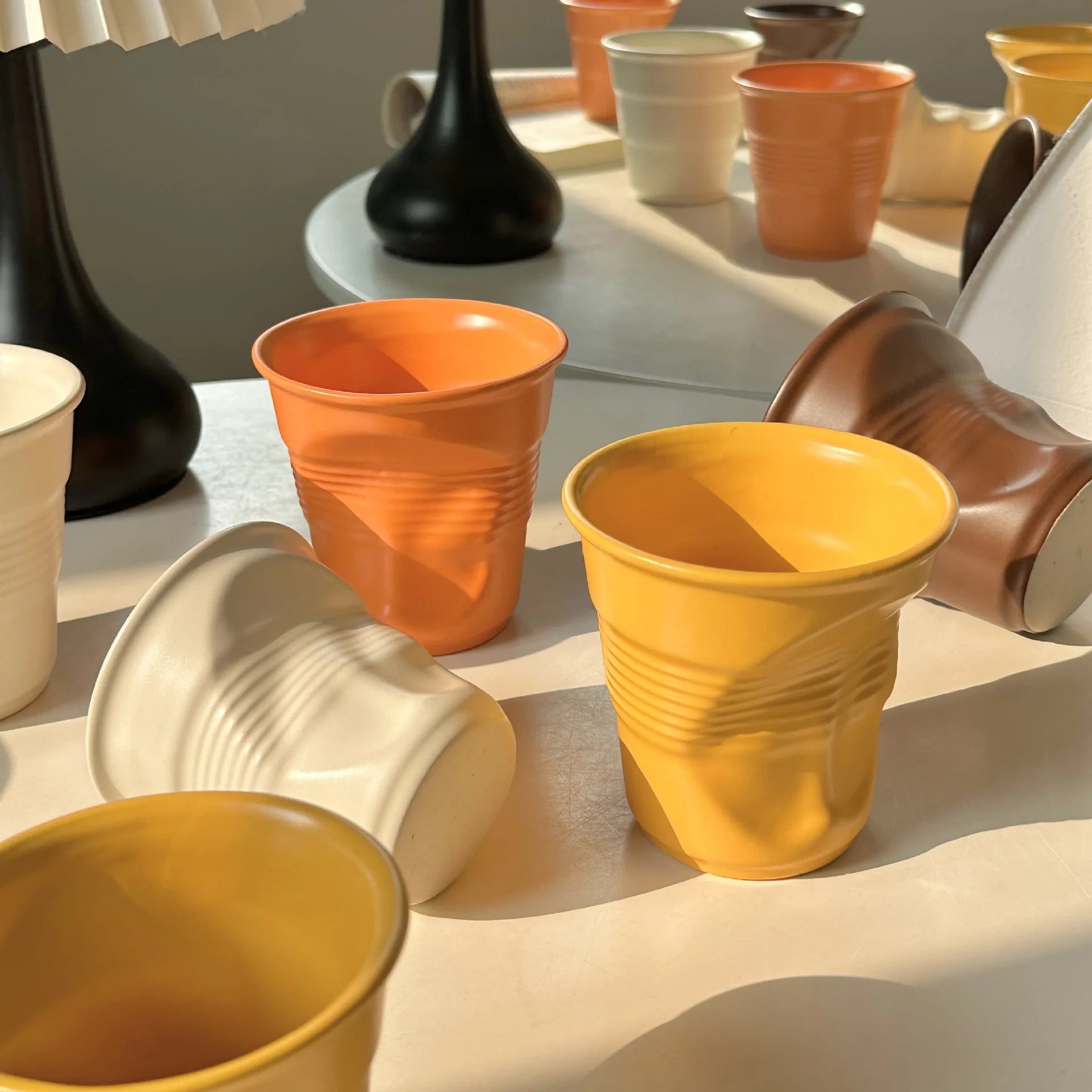 Dopamine Colored Coffee Cup High Aesthetic Ceramic Coffee Cup Home