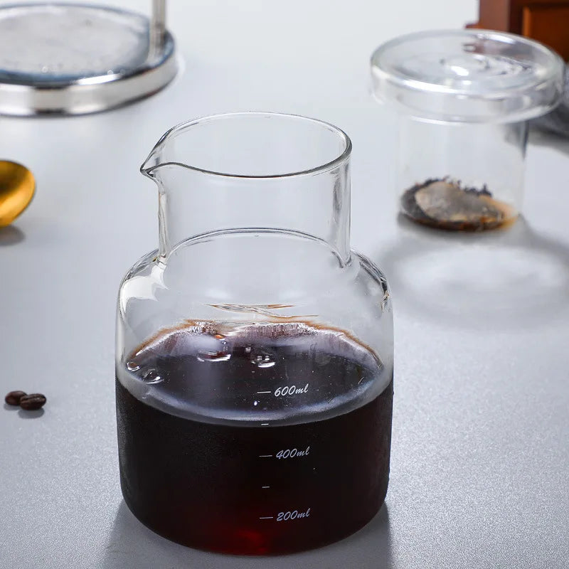 600ml Classic Cold Brew Coffee Ice Coffee Maker Espresso Coffee Drip Pot