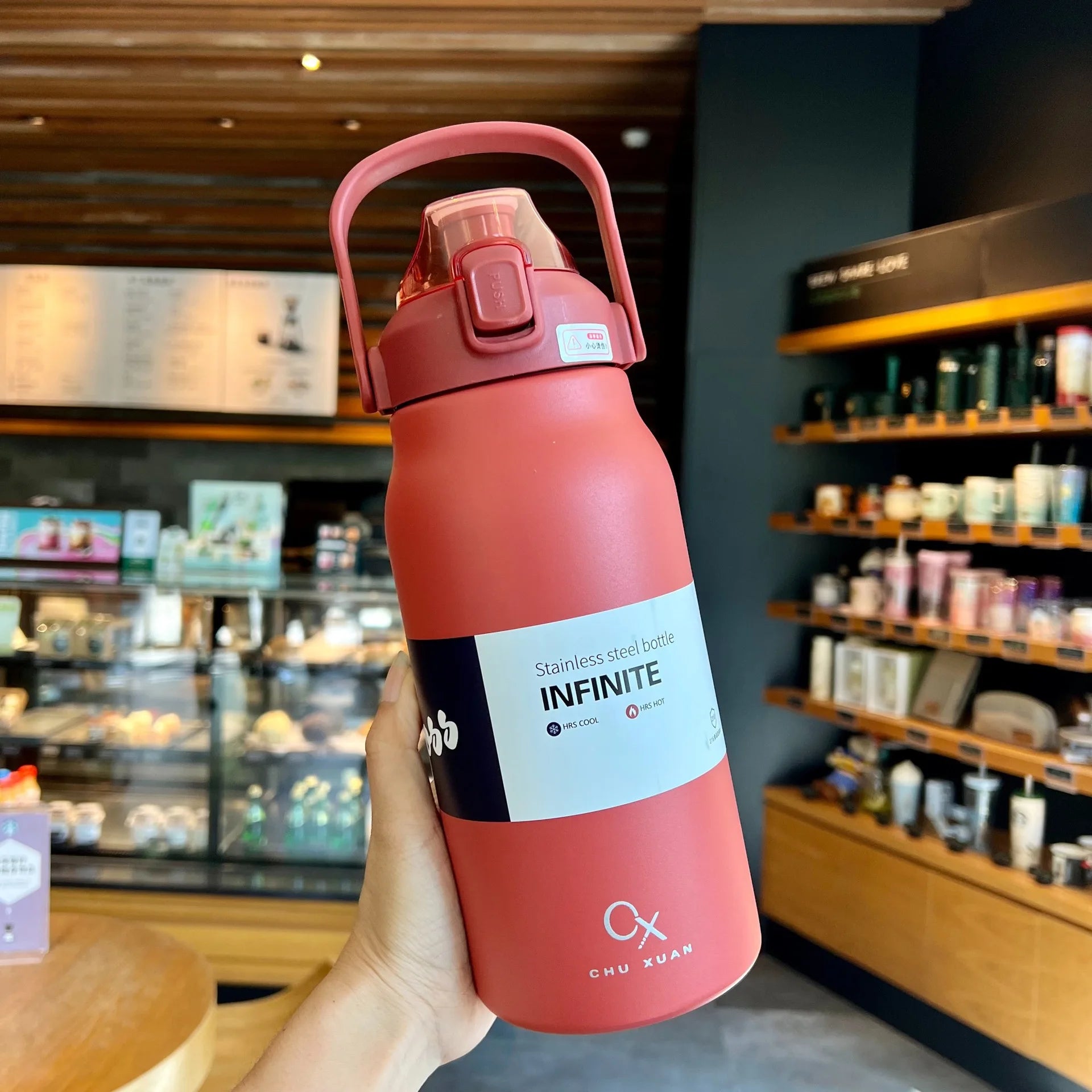 Tumbler Thermo Bottle Large Capacity With Straw  Cup Vacuum Flask Gym