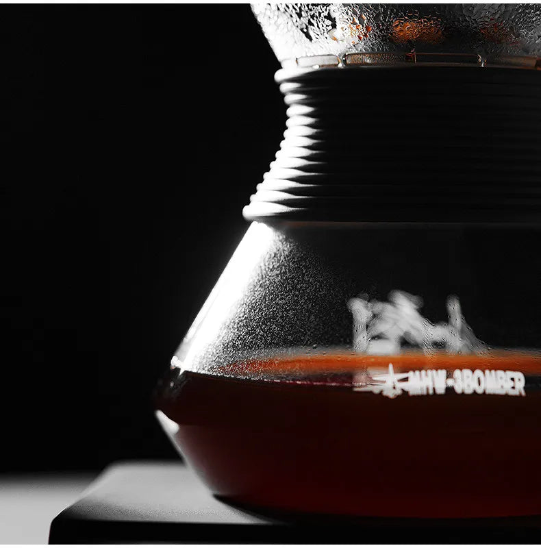 New Mhw-3bomber Aroma Coffee Server Enhanced Aroma Glass Carafe Drip Coffee