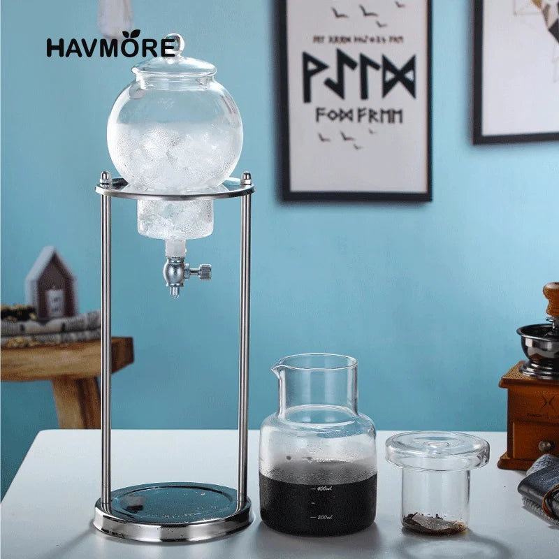 600ml Classic Cold Brew Coffee Ice Coffee Maker Espresso Coffee Drip Pot