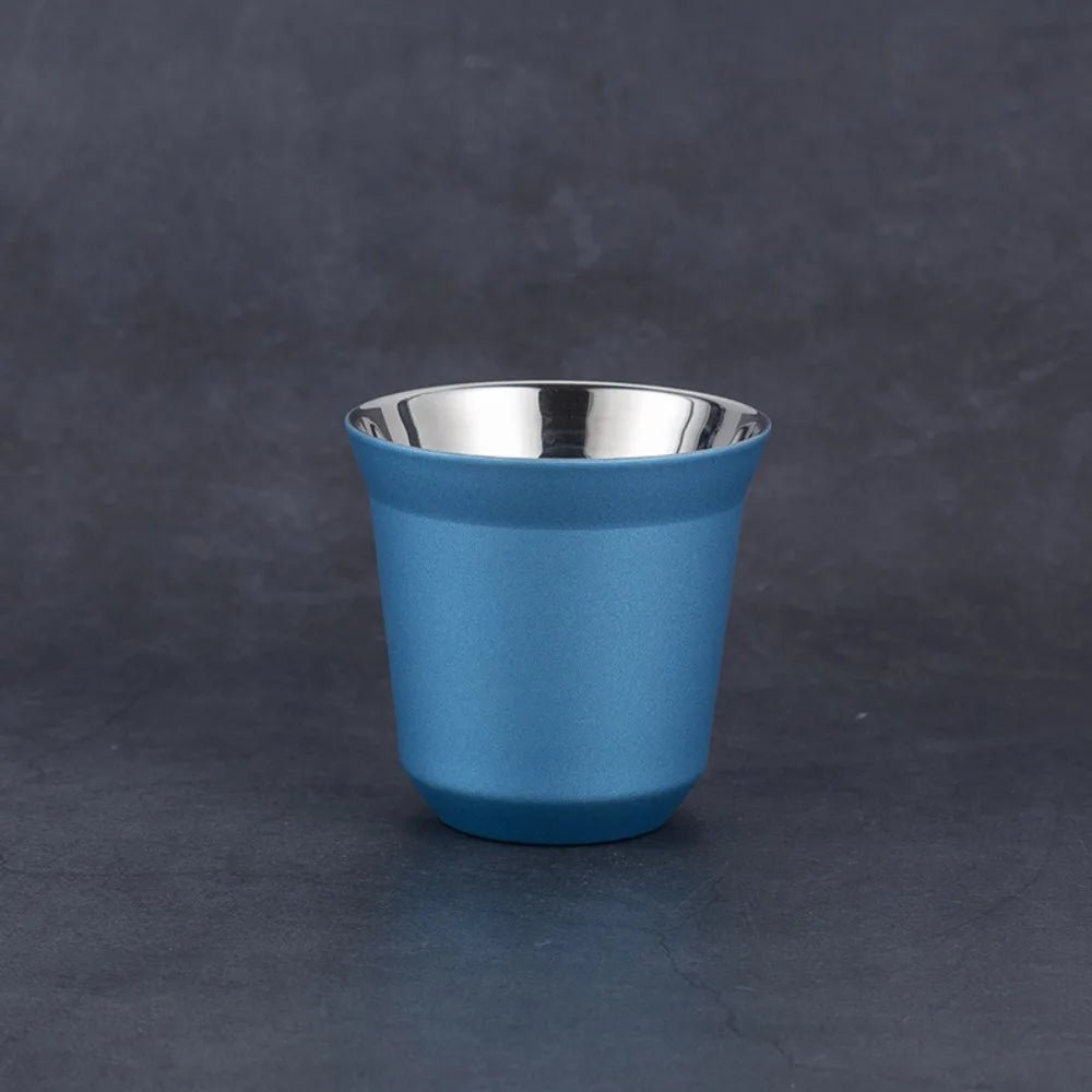 Summer 80ML Espresso Mugs Insulated Double Wall Beer Cups Small Cup