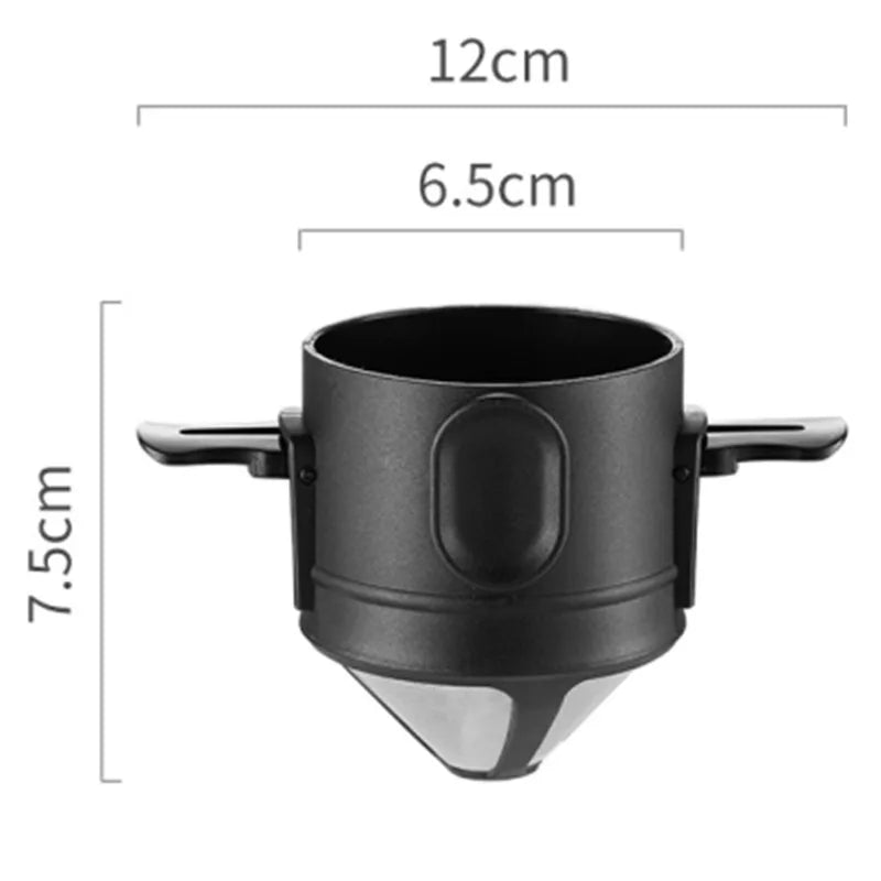 Coffee Filter Drip Coffee Tea Holder Reusable Mug Coffee Dripper Tea Cup Set
