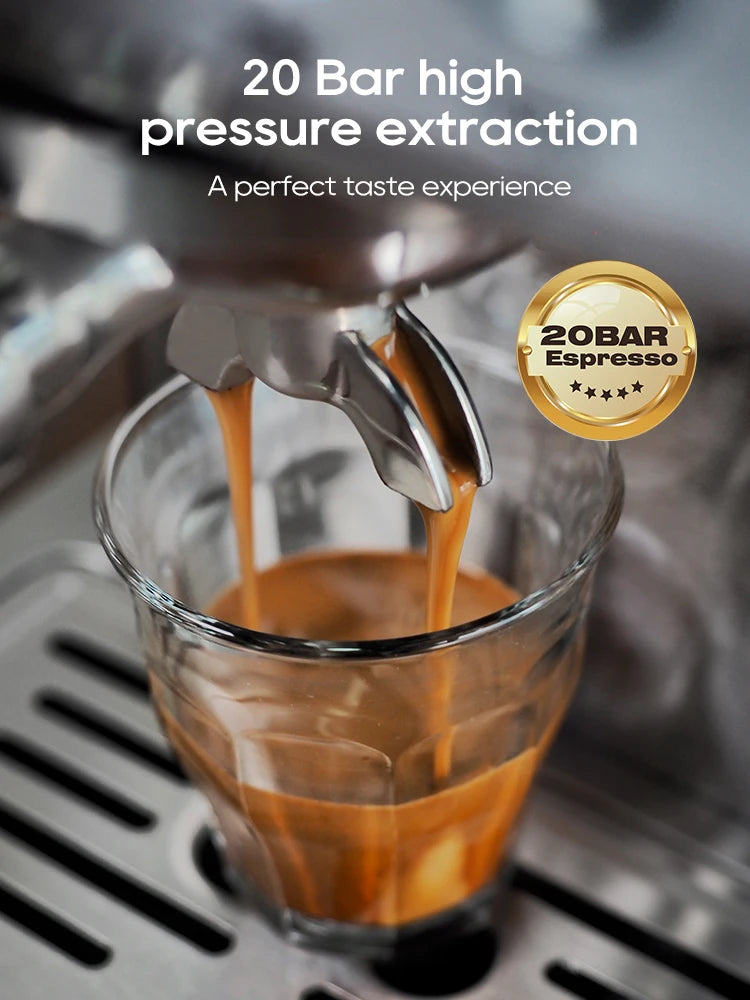 Semi Automatic Espresso Coffee Machine Temperature Cold/Hot Coffee Maker