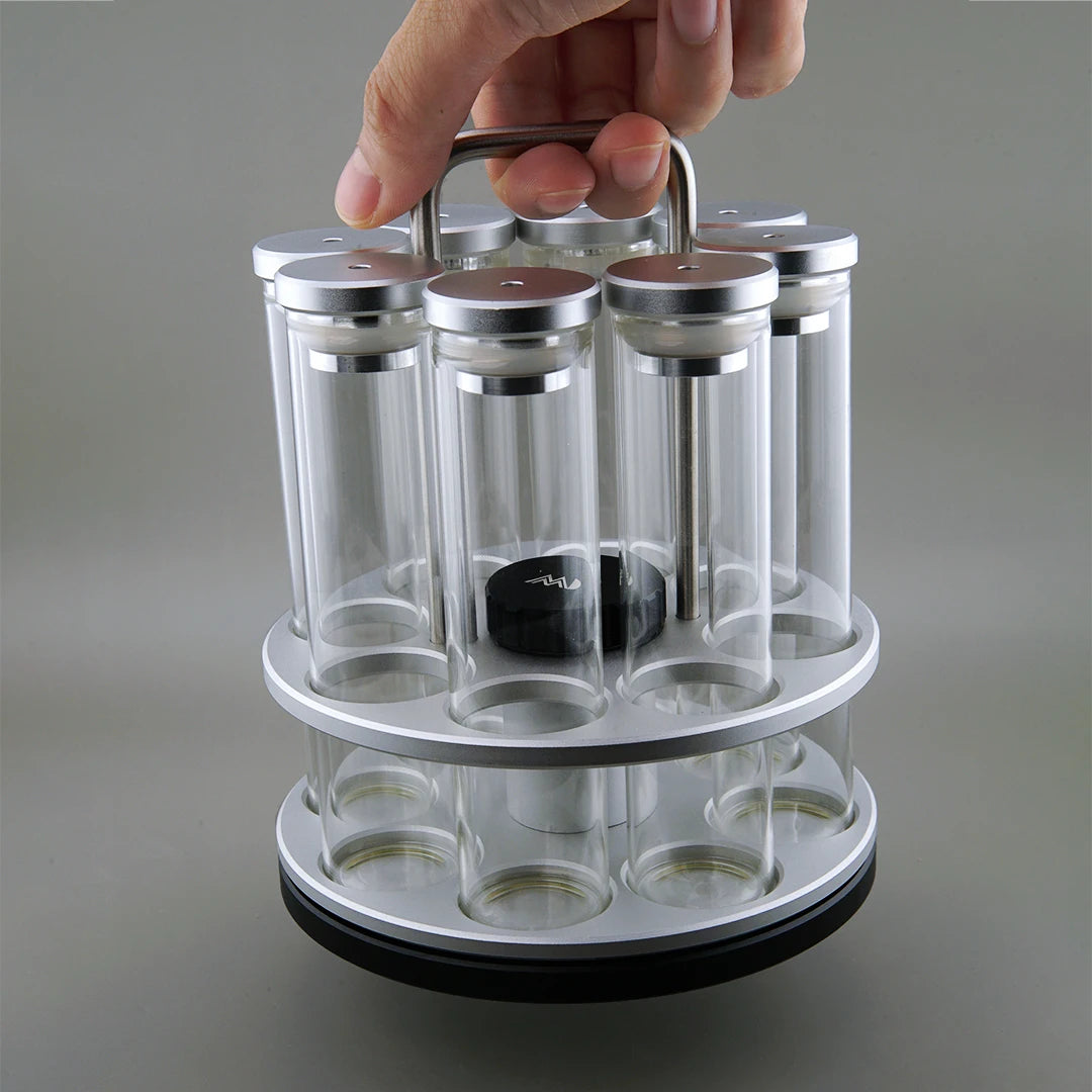 MADBALL 8 Single Dose Espresso Bean Cellars With Rotatable Display Rack