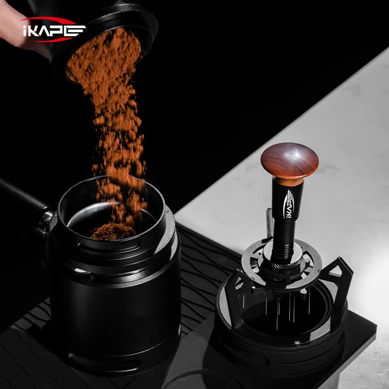 Espresso Rotary WDT Coffee Stirrer with Dosing Funnel & Stand Espress Tool