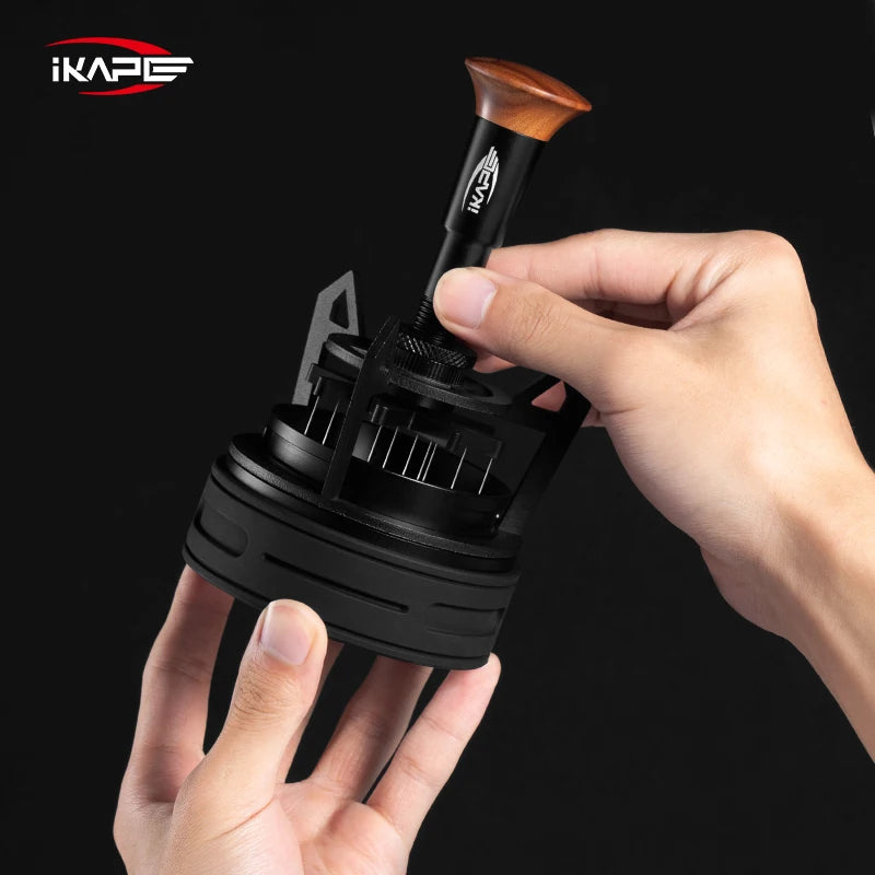 Espresso Rotary WDT Coffee Stirrer with Dosing Funnel & Stand Espress Tool