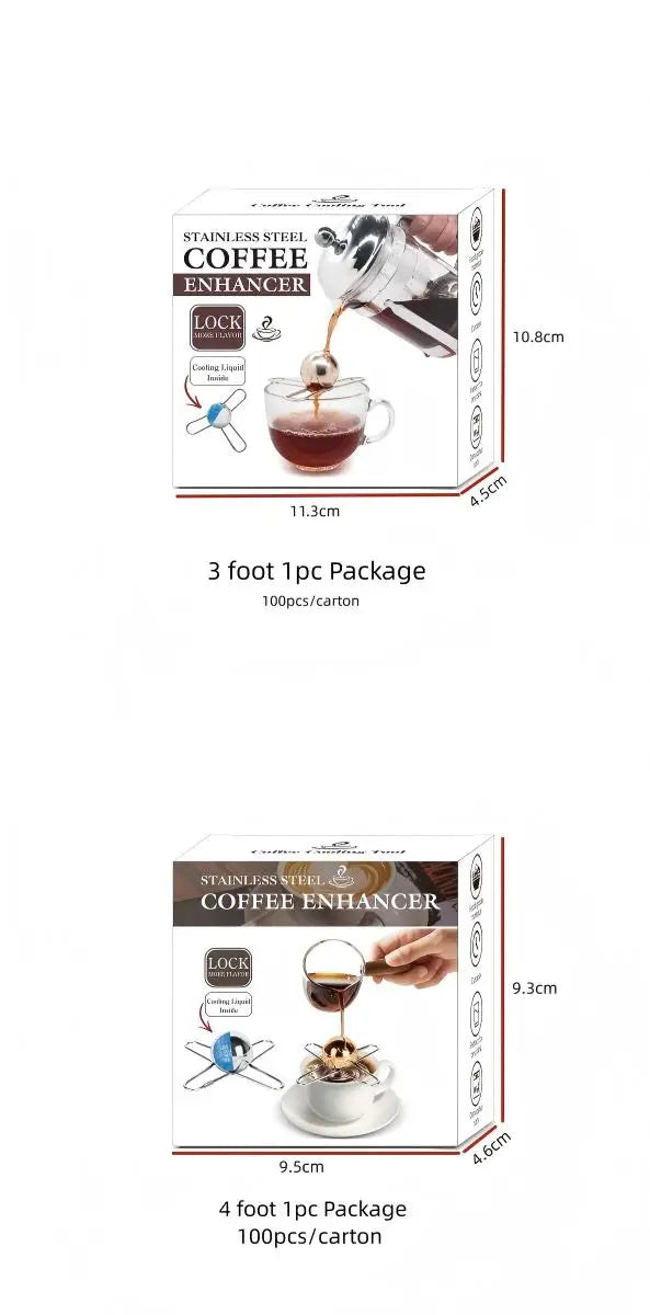 Frozen Ball for Espresso Coffee Reusable Cooling Coffee ToolGadgets
