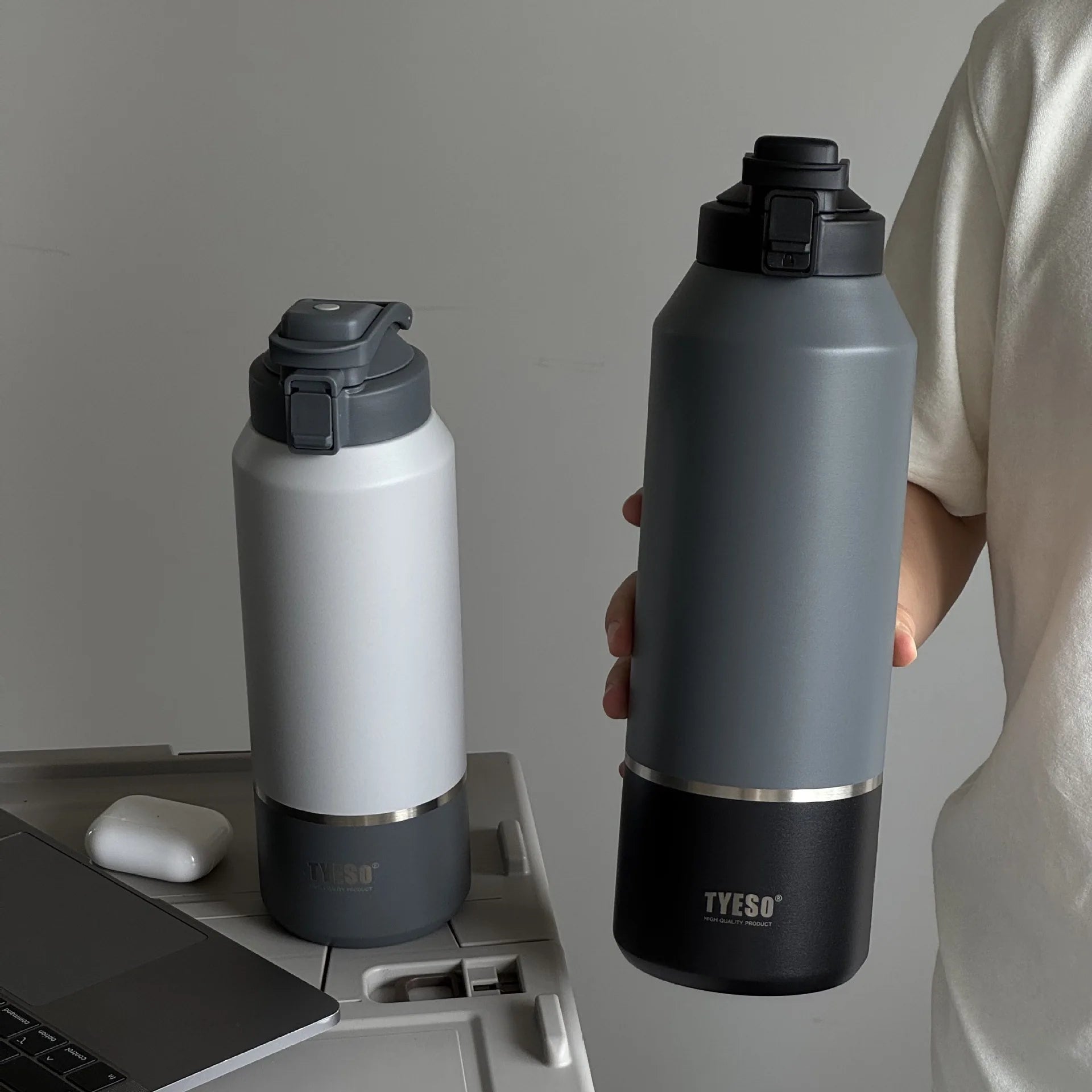 TYESO stainless steel portable sports kettle cup Outdoor portable drinking cup
