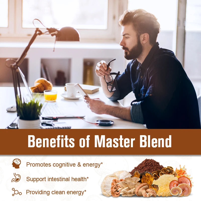 Green People 226G Lion's Mane Mushroom Coffee Focus Brain Booster