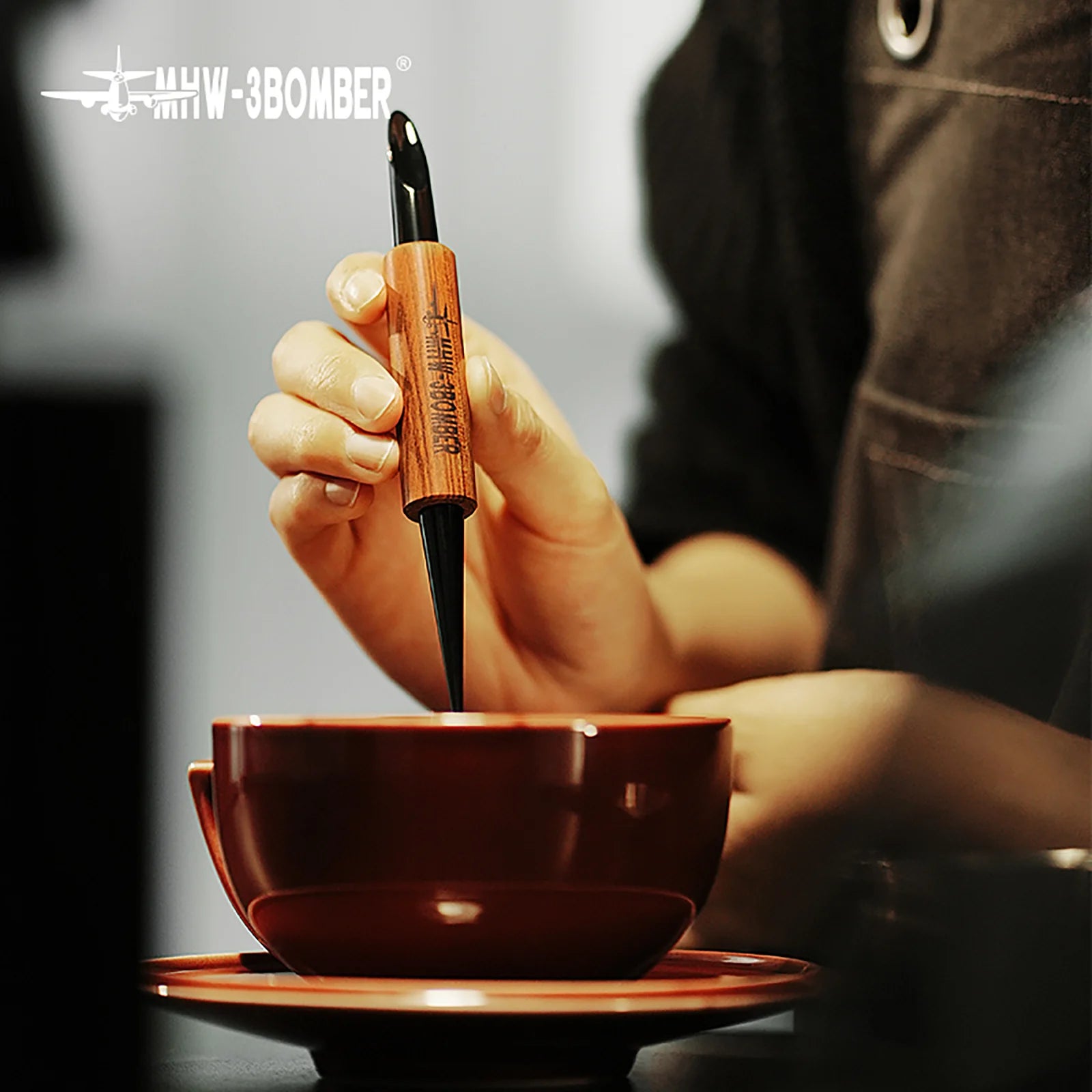 MHW-3BOMBER Coffee Latte Art Pens Vintage Espresso Cappuccino Pen