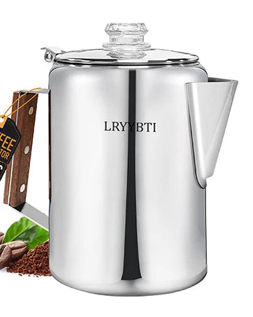 Coffee Canisters with Window Scoop and Airtight Lid Stainless Steel Kitchen Bean