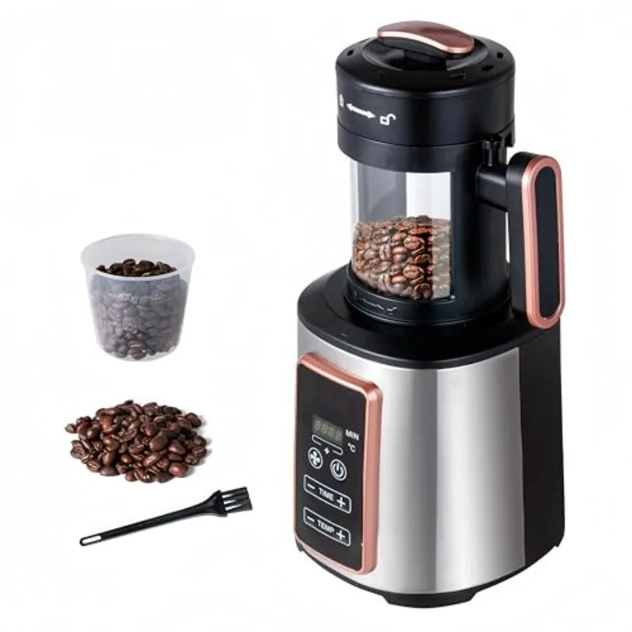 Electric Coffee Bean Roaster Machine for Home temperature & Timer, Built-In Chaff