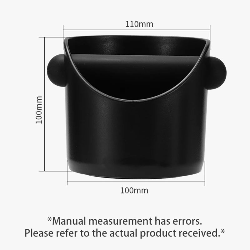 Coffee Knock Box Espresso Grounds Container Anti Slip Dump Bin Barista