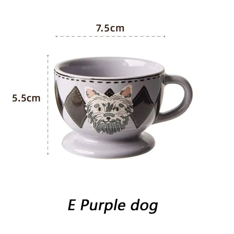 Mini Italian Espresso Cup Ceramic Coffee Mug Heat Resistant Milk Latte Handle Cup