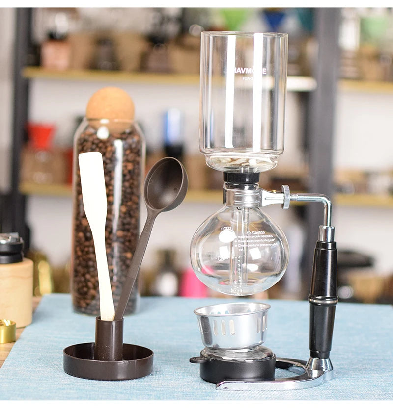 Siphon Coffee Maker 3/5Cups Pots High Quality Coffee Kettle Pot Set Coffee