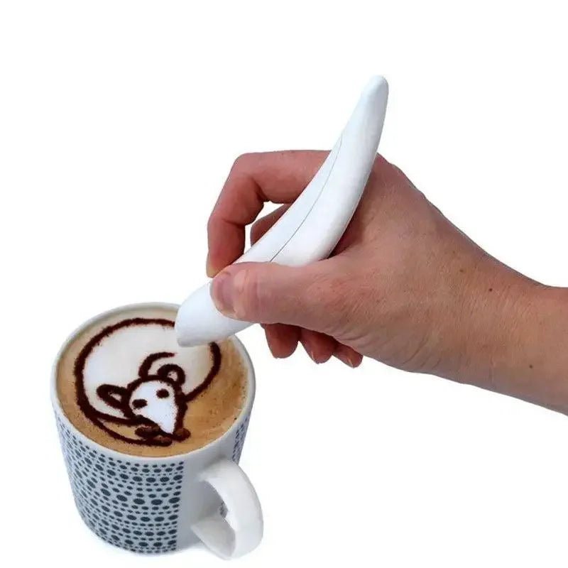 Electrical Coffee Pen Spice Pen Latte Milk Art Pen for Coffee Cake Decoration Pen