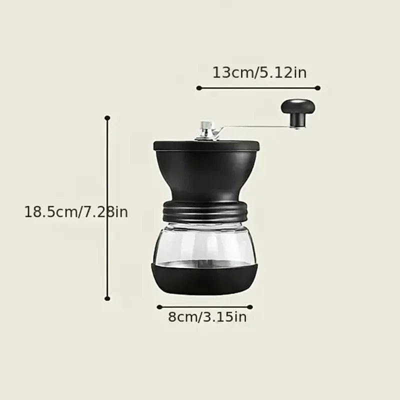 High-end portable manual coffee grinder, can be investigated mill hand crank